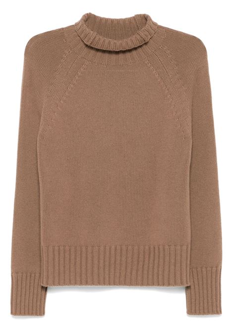 Maglione a collo alto mantova in beige 's maxmara - donna